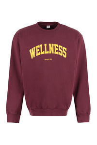 Cotton crew-neck sweatshirt